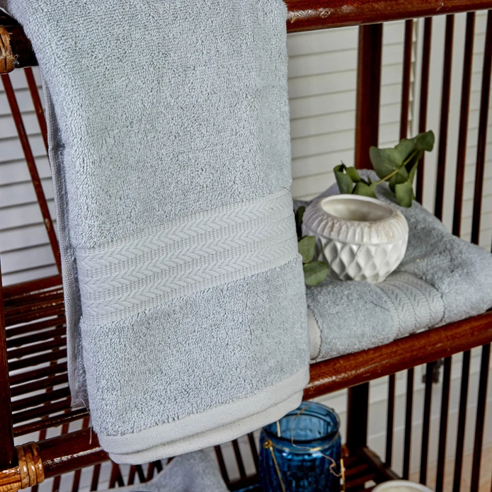 Karaca Home Charm Exclusive Mavi Əl-Üz Dəsmalı 30x50 sm